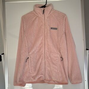 Columbia Women's Soft Pink Teddy Jacket